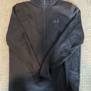 Under Armour Midnight Black Medium Half-Zip Top